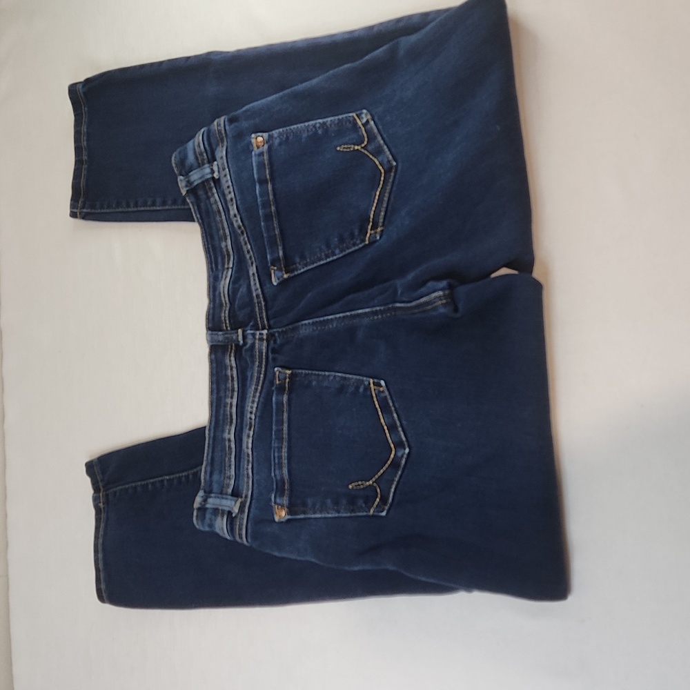 Inc denim dark wash skinny jeans. Size 10 short - Picture 6 of 10